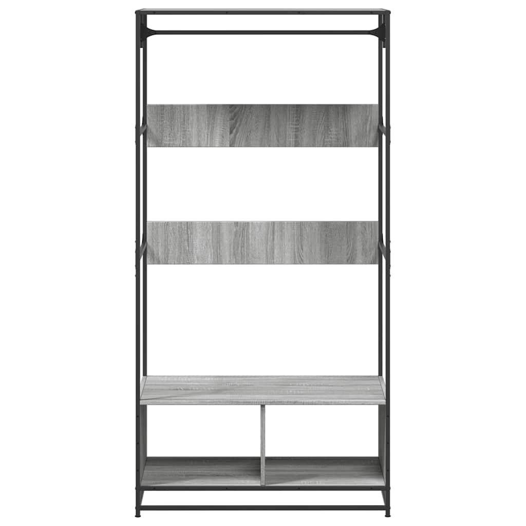 Armoire sonoma gris 90x50x180 cm bois d'ingénierie - XIOS