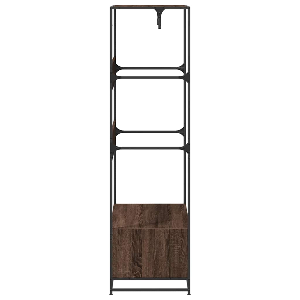 Armoire chêne marron 90x50x180 cm bois d'ingénierie - XIOS