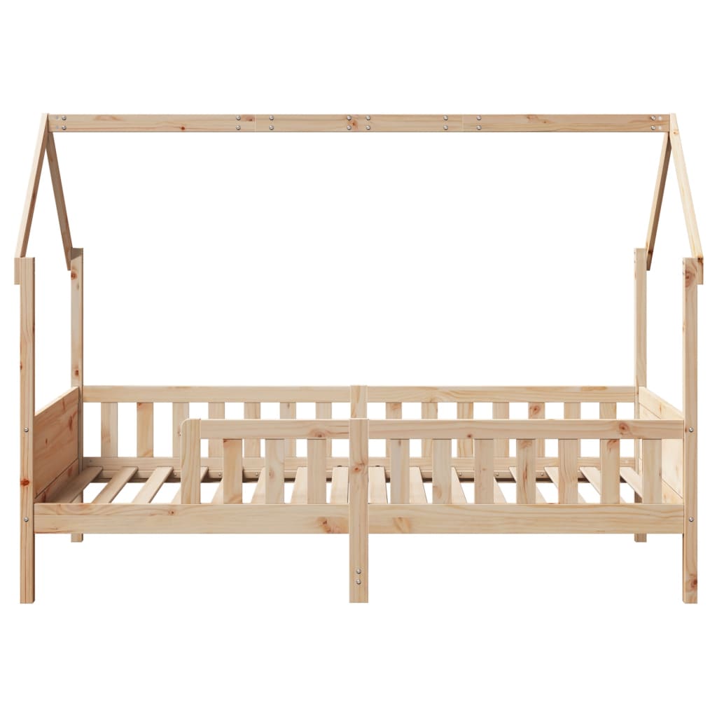 Cadre de lit d'enfants forme de maison sans matelas pin - XIOS