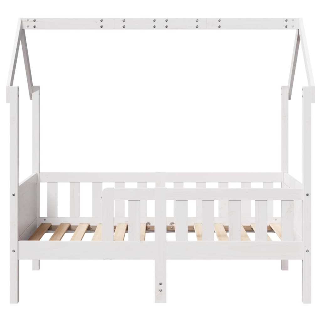 Cadre de lit d'enfants forme de maison sans matelas pin - XIOS