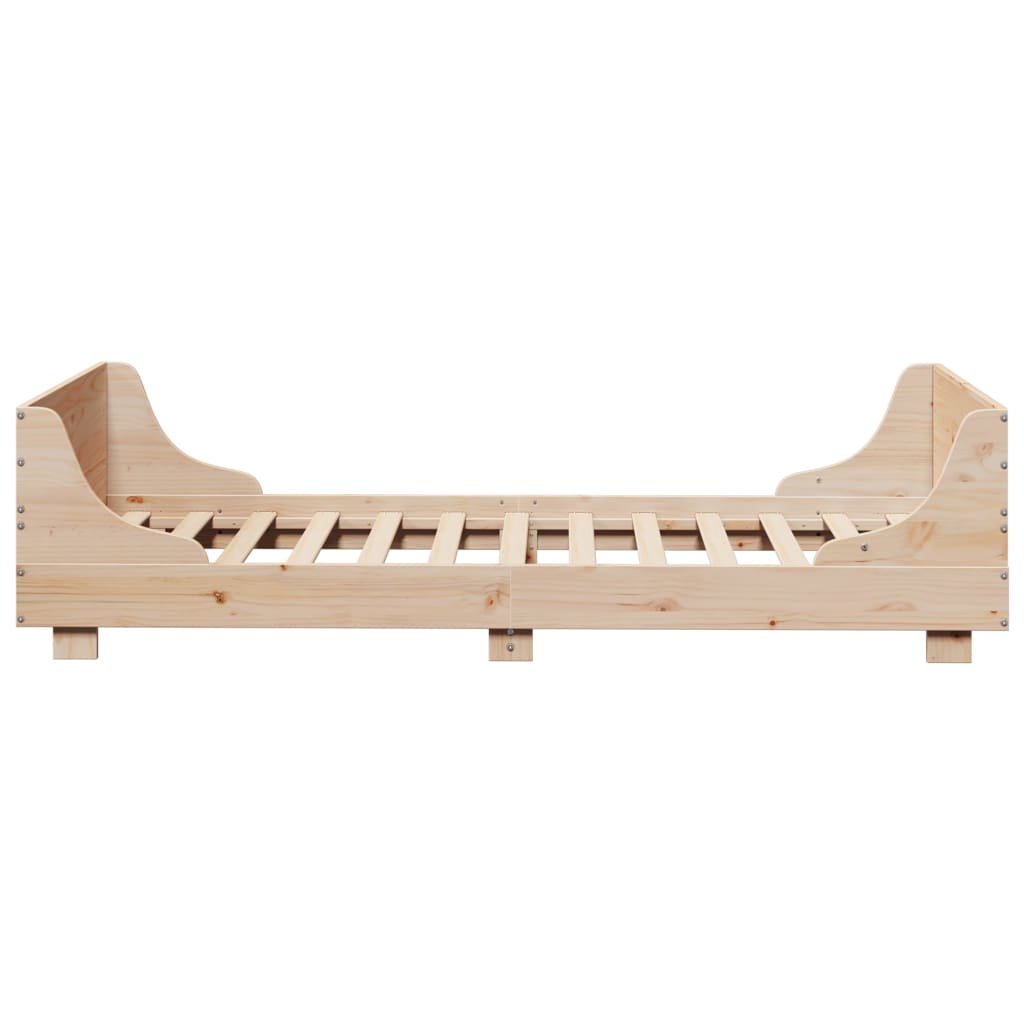 Cadre de lit sans matelas 90x200 cm bois de pin massif - XIOS
