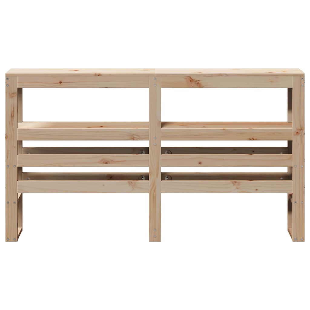 Tête de lit avec étagères 160 cm bois massif de pin - XIOS