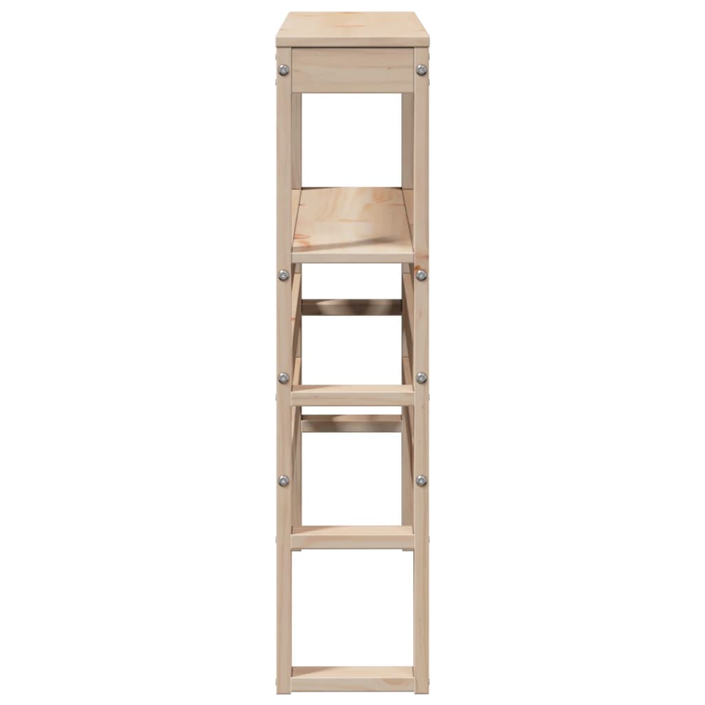 Tête de lit avec étagères 100 cm bois massif de pin - XIOS