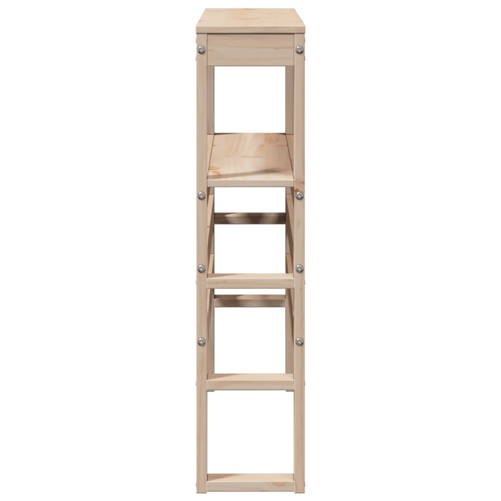 Tête de lit avec étagères 75 cm bois massif de pin - XIOS