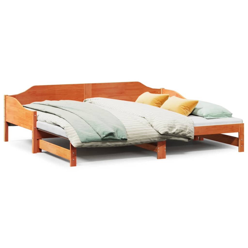 Lit de jour et lit gigogne sans matelas 80x200 cm bois massif - XIOS