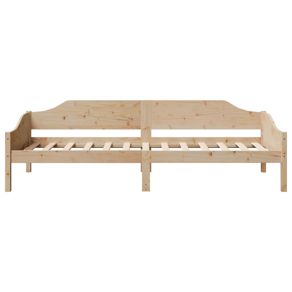 Cadre de lit sans matelas 80x200 cm bois massif de pin - XIOS