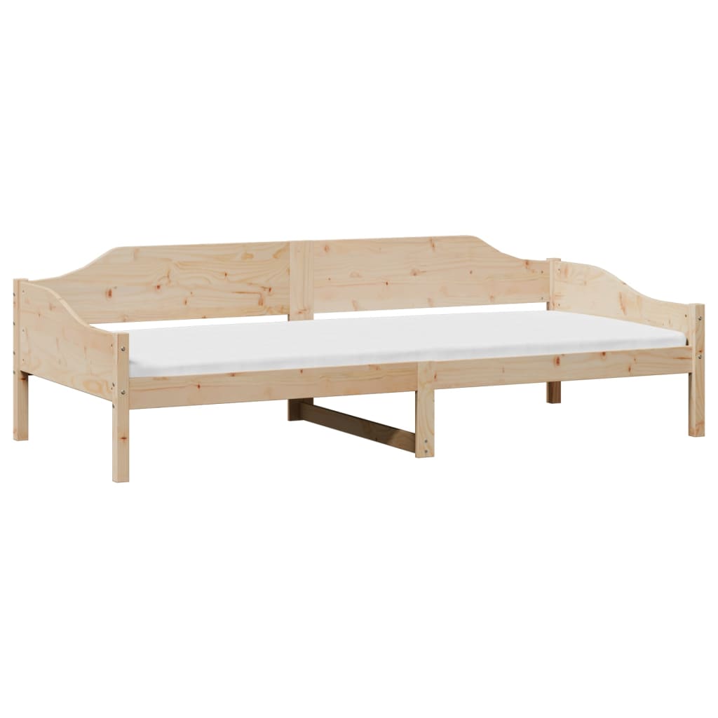 Cadre de lit sans matelas 90x200 cm bois de pin massif - XIOS