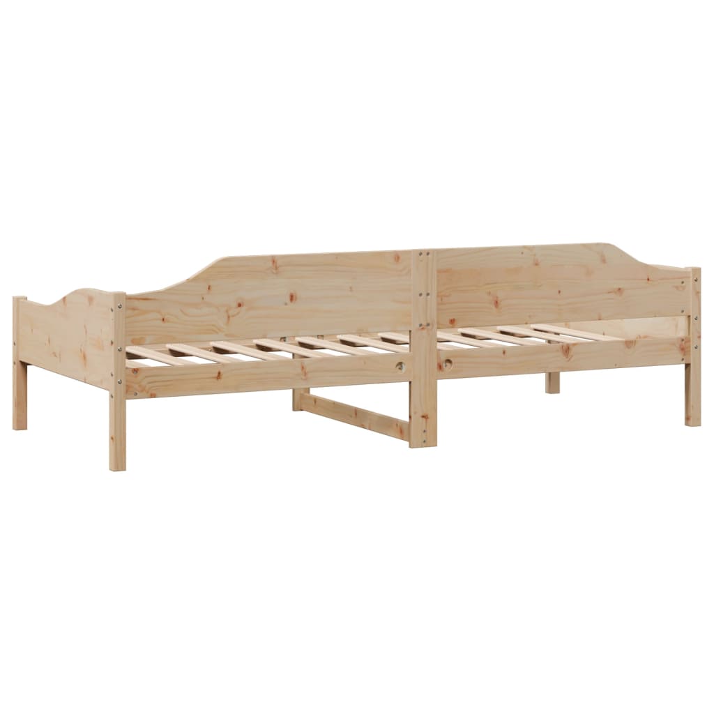 Cadre de lit sans matelas 90x200 cm bois de pin massif - XIOS
