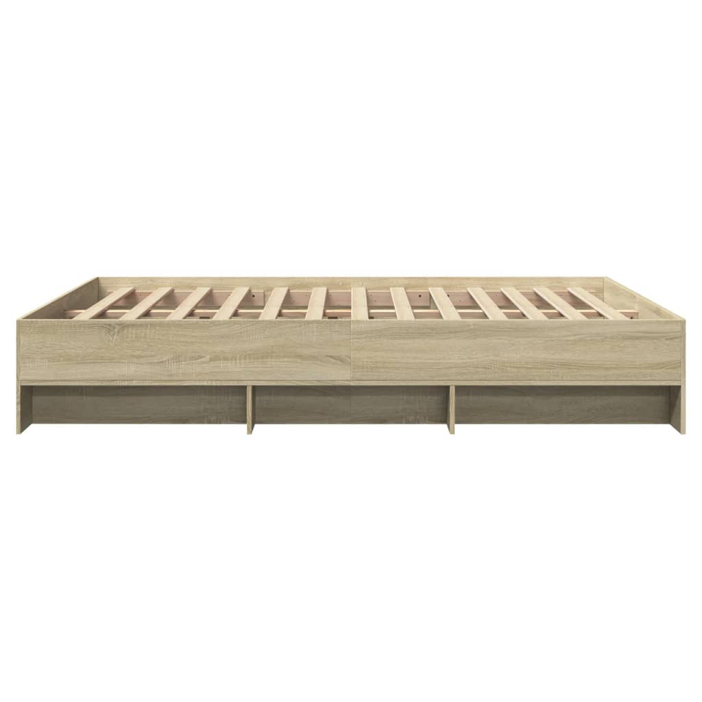 Cadre de lit sans matelas chêne sonoma 160x200 cm - XIOS