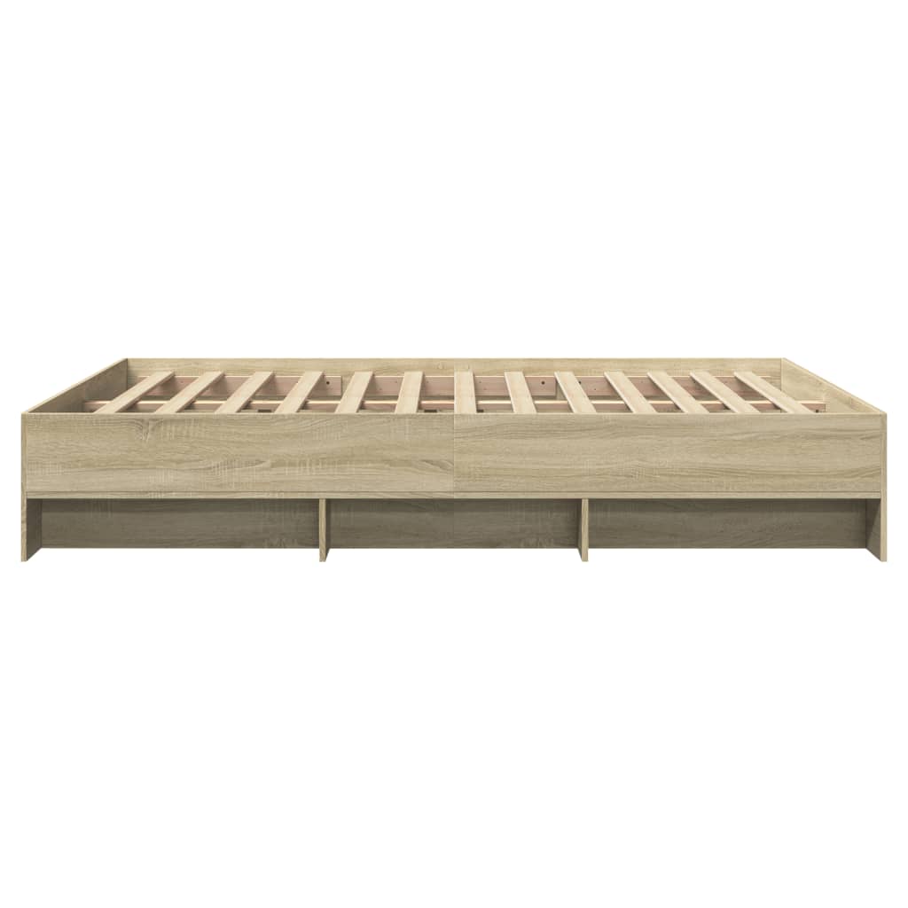 Cadre de lit sans matelas chêne sonoma 150x200 cm - XIOS