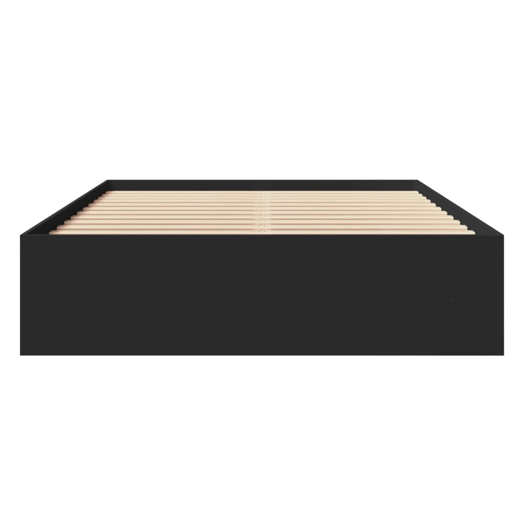 Cadre de lit sans matelas noir 120x200 cm - XIOS