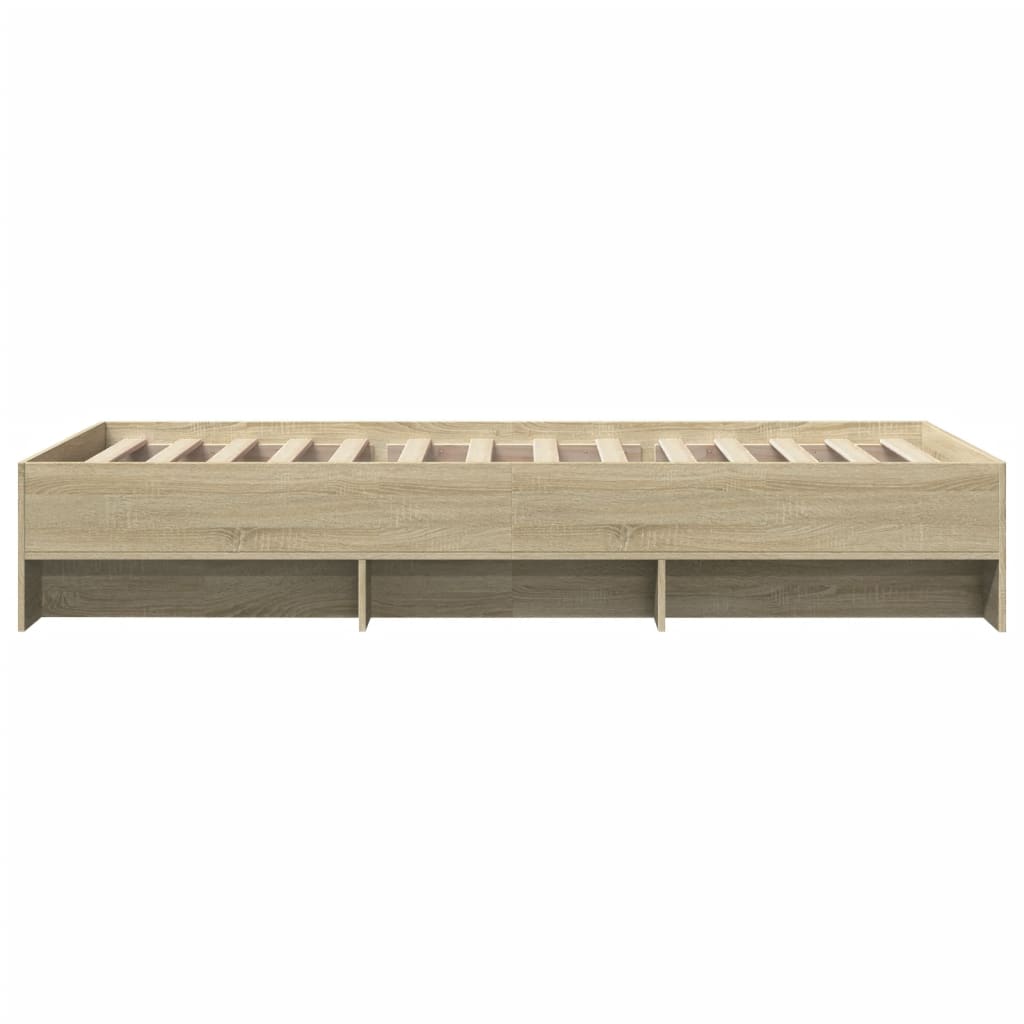 Cadre de lit sans matelas chêne sonoma 100x200 cm - XIOS