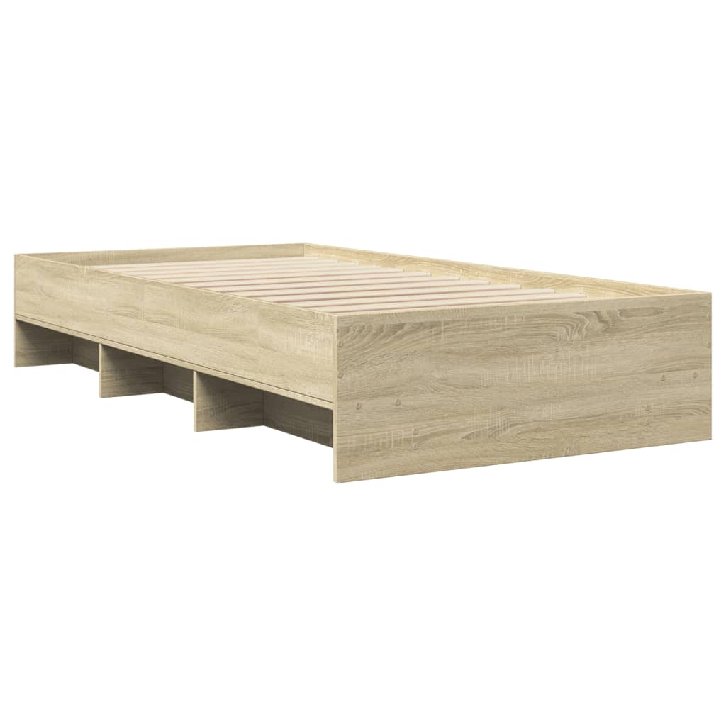 Cadre de lit sans matelas chêne sonoma 100x200 cm - XIOS