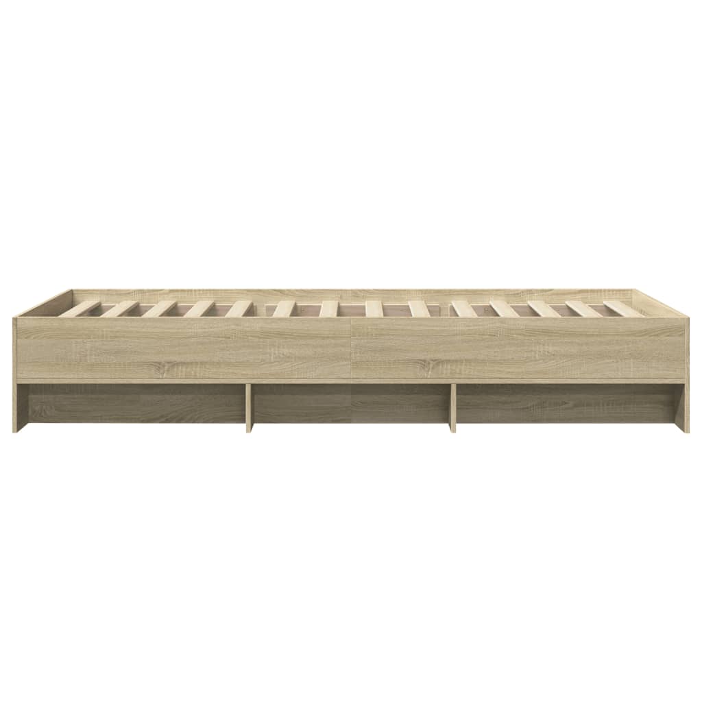 Cadre de lit sans matelas chêne sonoma 90x200 cm - XIOS