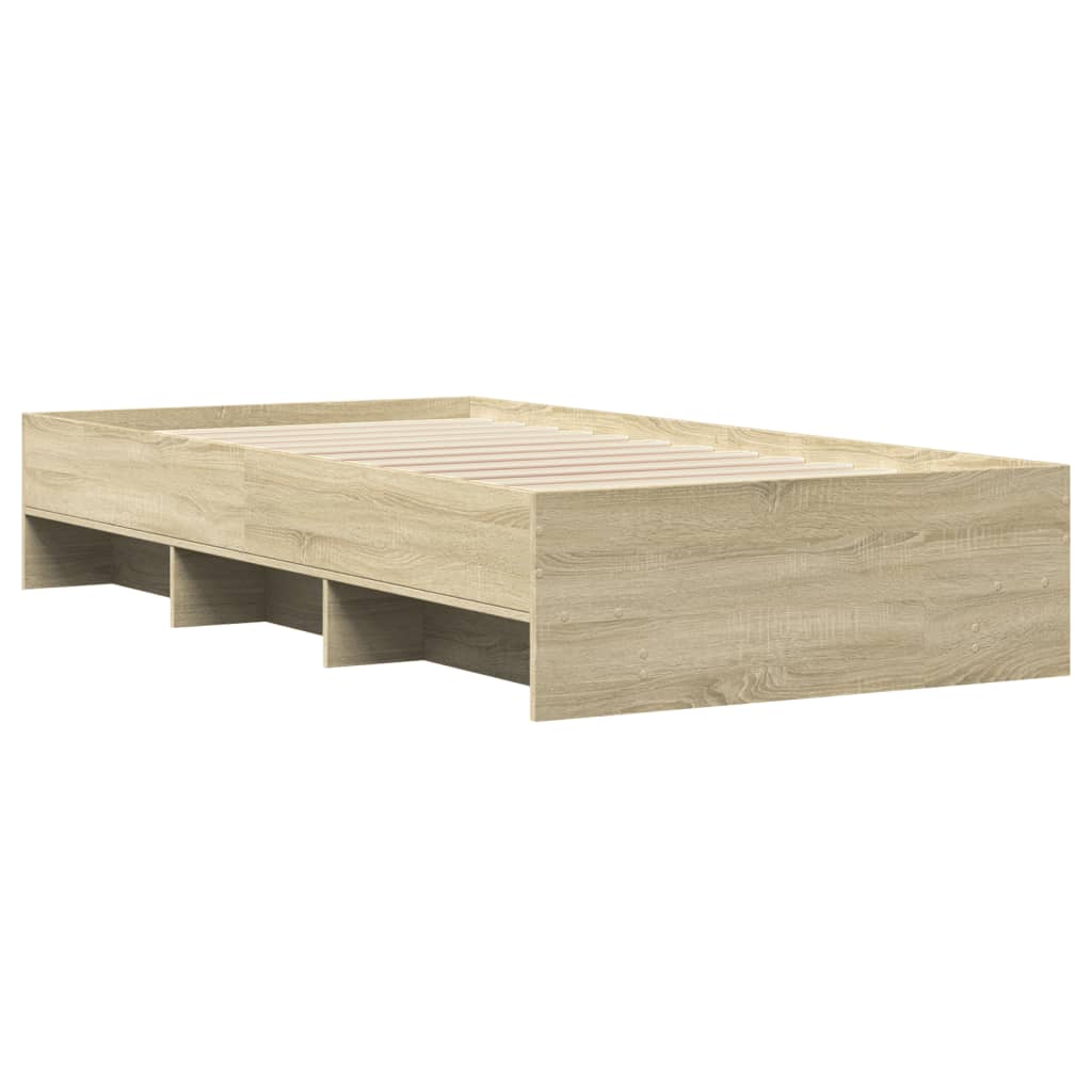 Cadre de lit sans matelas chêne sonoma 90x190 cm - XIOS