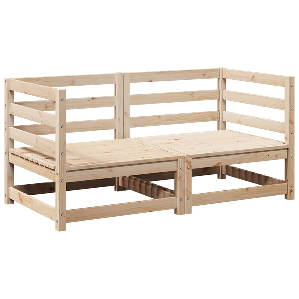 Salon de jardin 2 pcs bois de pin massif - XIOS