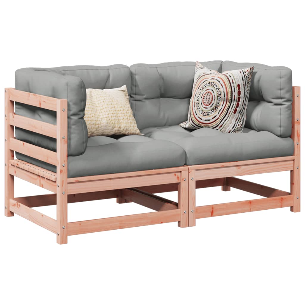 Salon de jardin 2 pcs bois massif sapin de douglas - XIOS