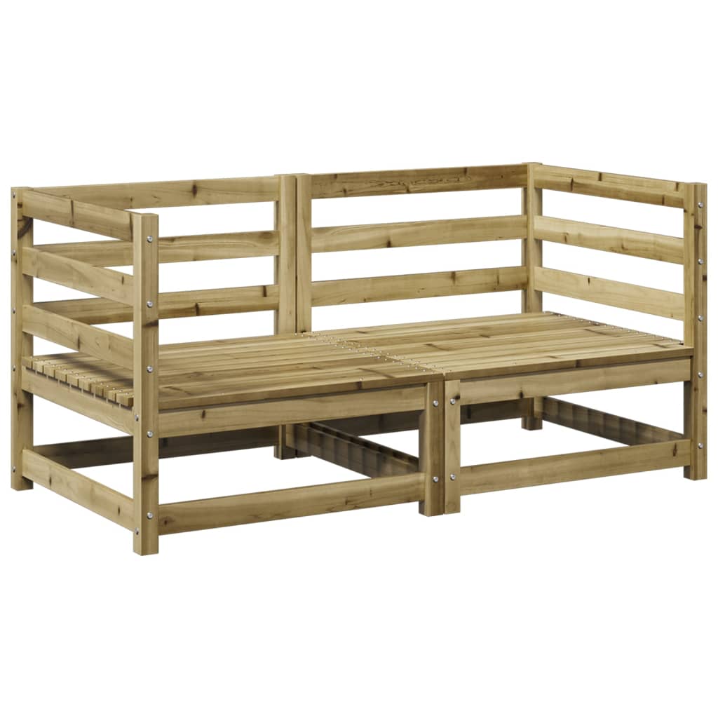 Salon de jardin 2 pcs bois de pin imprégné - XIOS