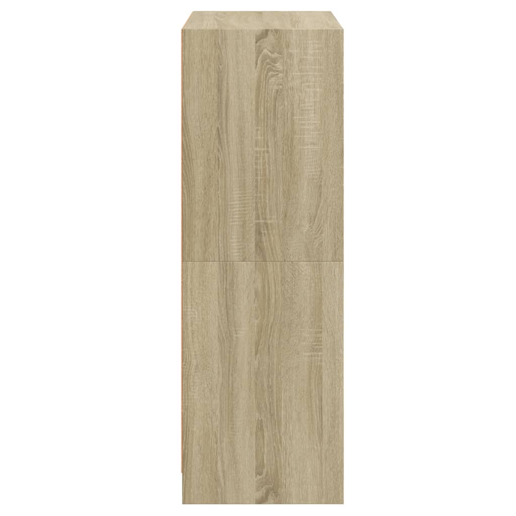 Buffet haut avec portes chêne sonoma bois d'ingénierie - XIOS