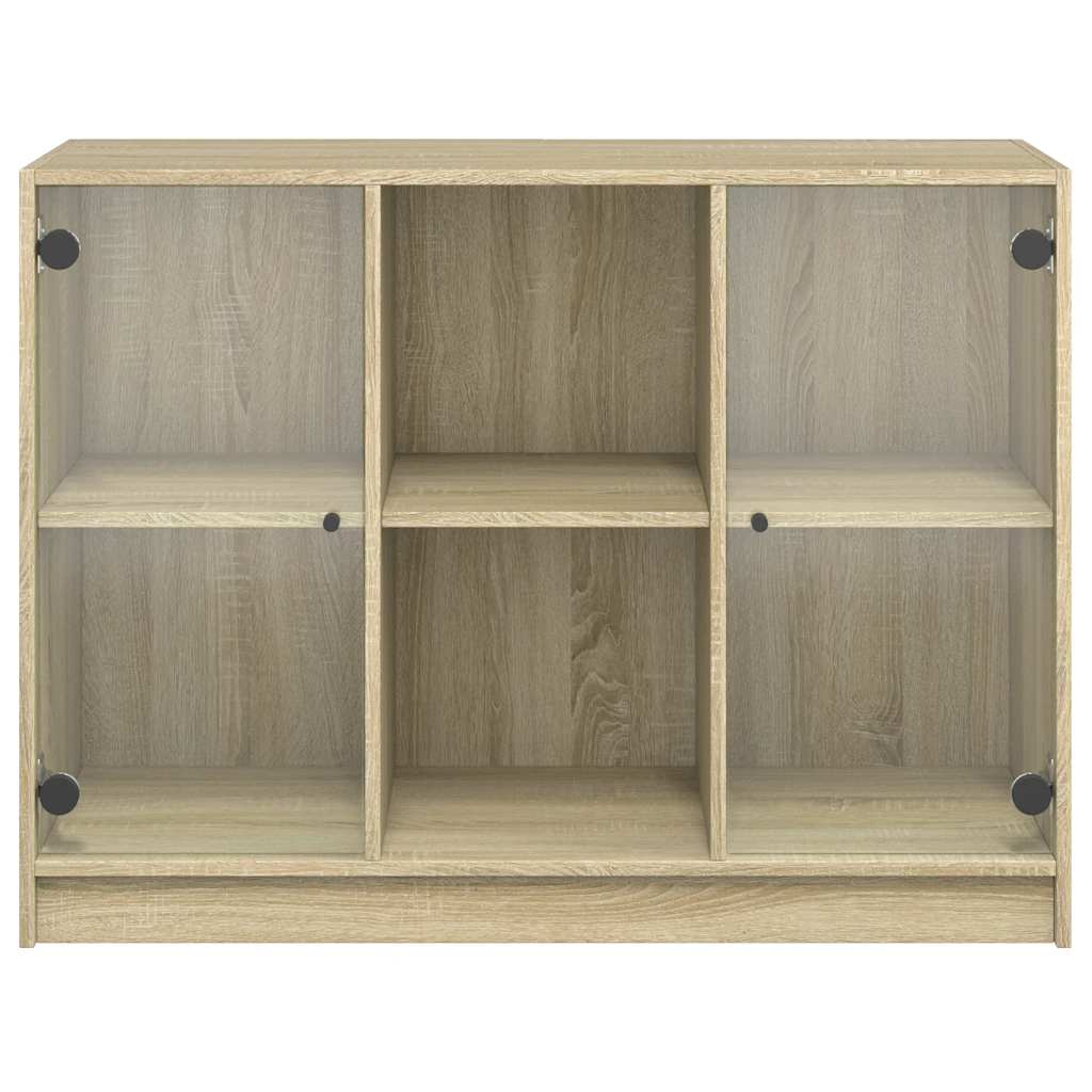 Buffet chêne sonoma 102x37x75,5 cm bois d'ingénierie - XIOS