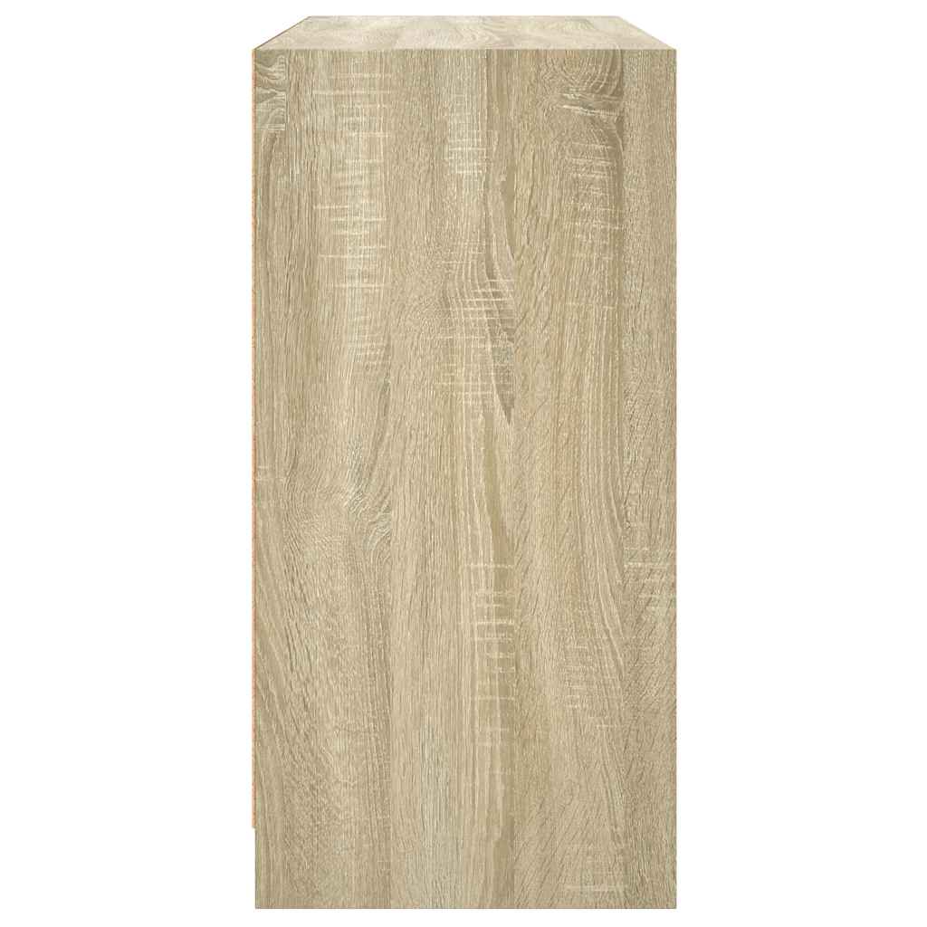 Buffet chêne sonoma 102x37x75,5 cm bois d'ingénierie - XIOS