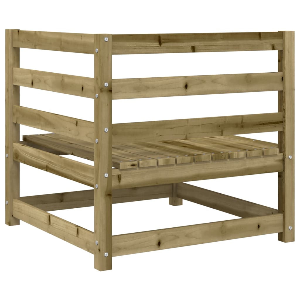 Salon de jardin 6 pcs bois de pin imprégné - XIOS