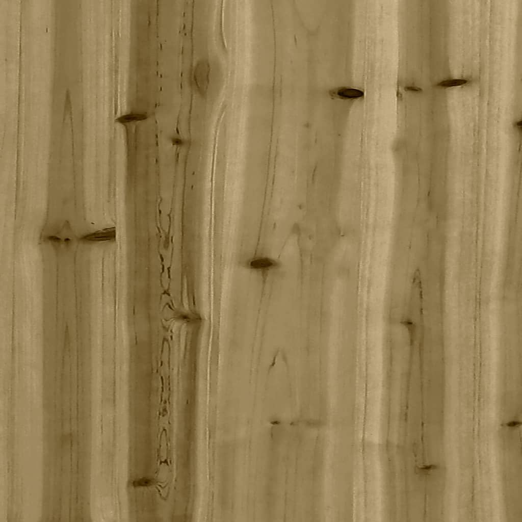 Salon de jardin 6 pcs bois de pin imprégné - XIOS
