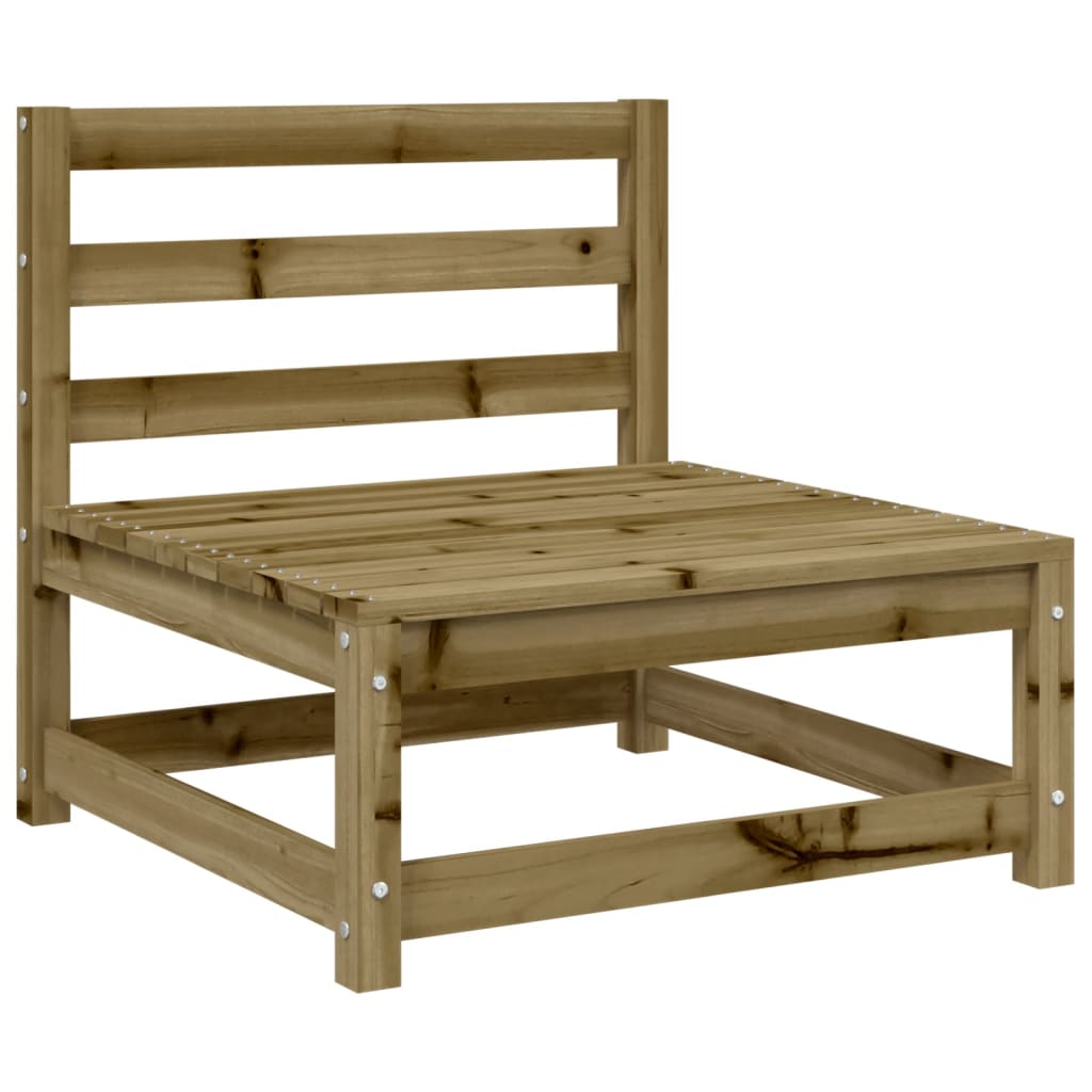 Salon de jardin 9 pcs bois de pin imprégné - XIOS
