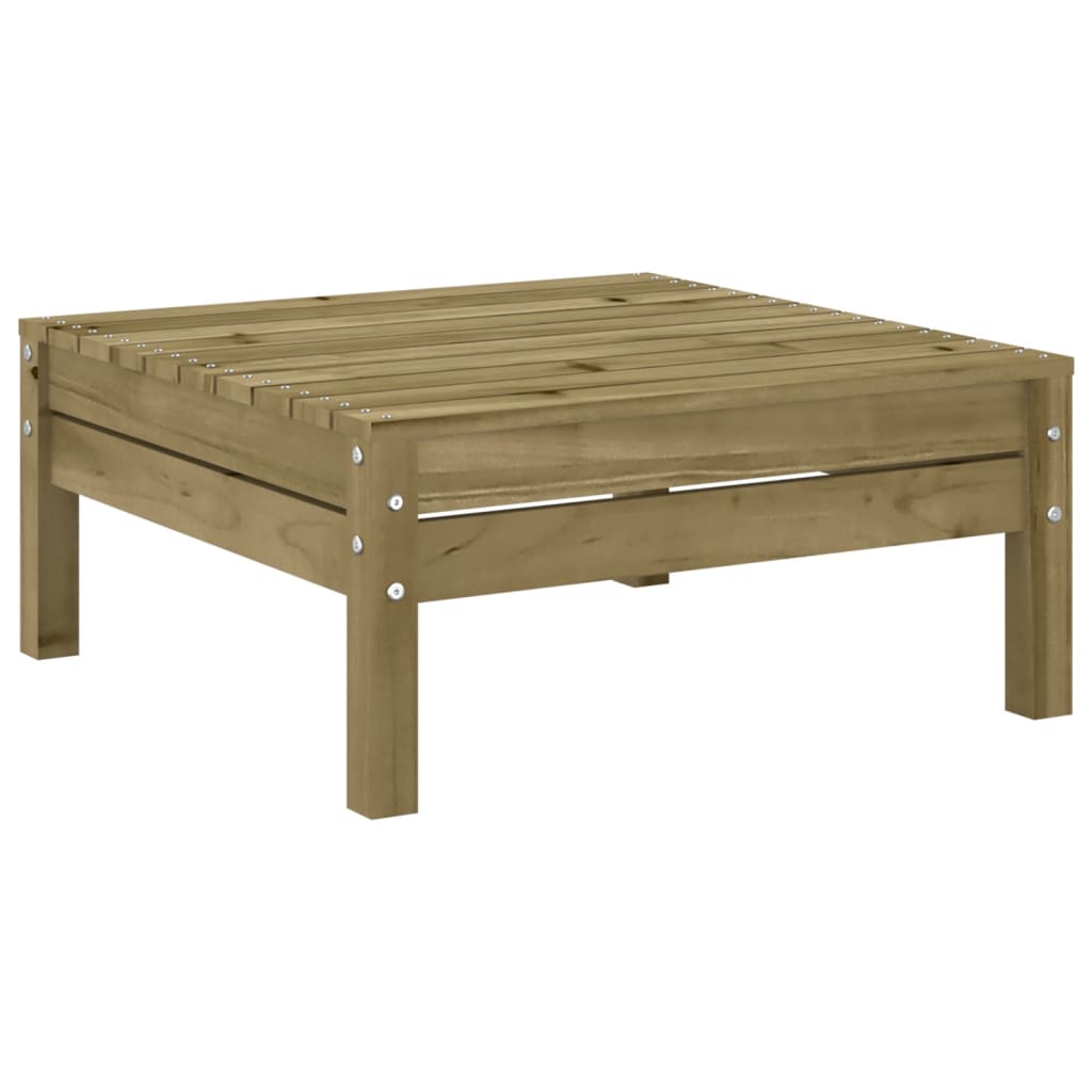 Salon de jardin 5 pcs avec coussins bois de pin imprégné - XIOS