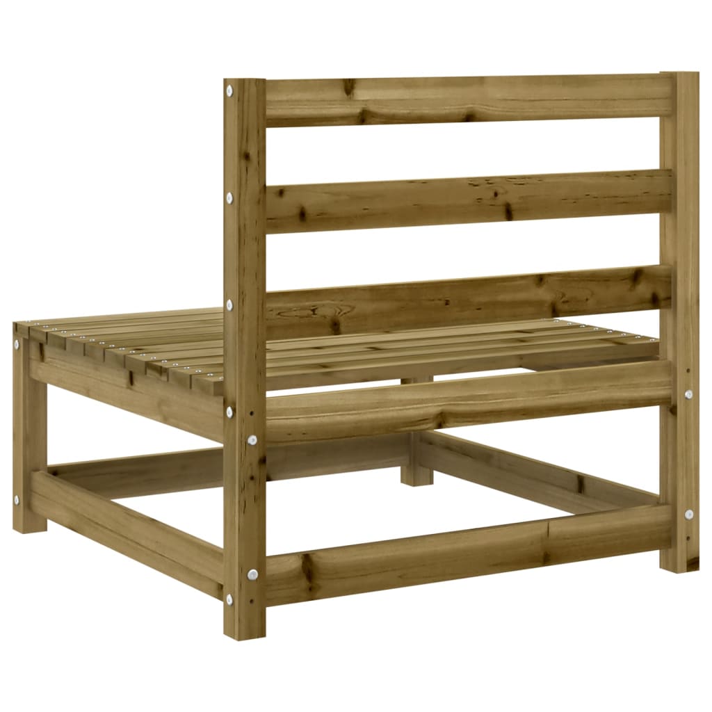 Salon de jardin 7 pcs bois de pin imprégné - XIOS