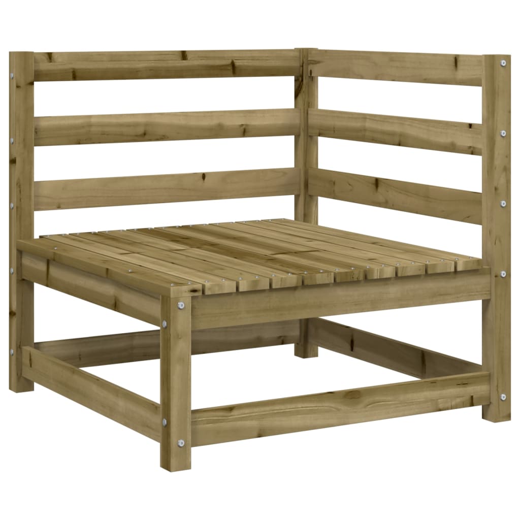 Salon de jardin 6 pcs bois de pin imprégné - XIOS