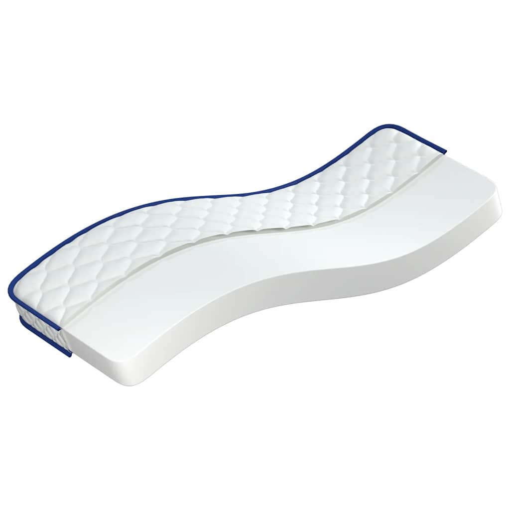 Matelas en mousse à mémoire de forme blanc 70x200x17 cm doux - XIOS