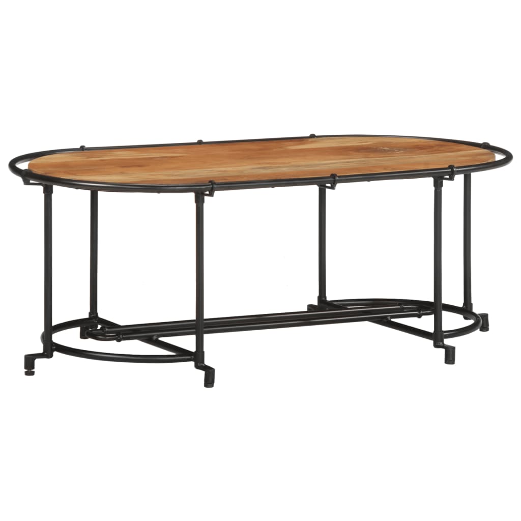 Table basse 110x55x40 cm bois massif d'acacia - XIOS