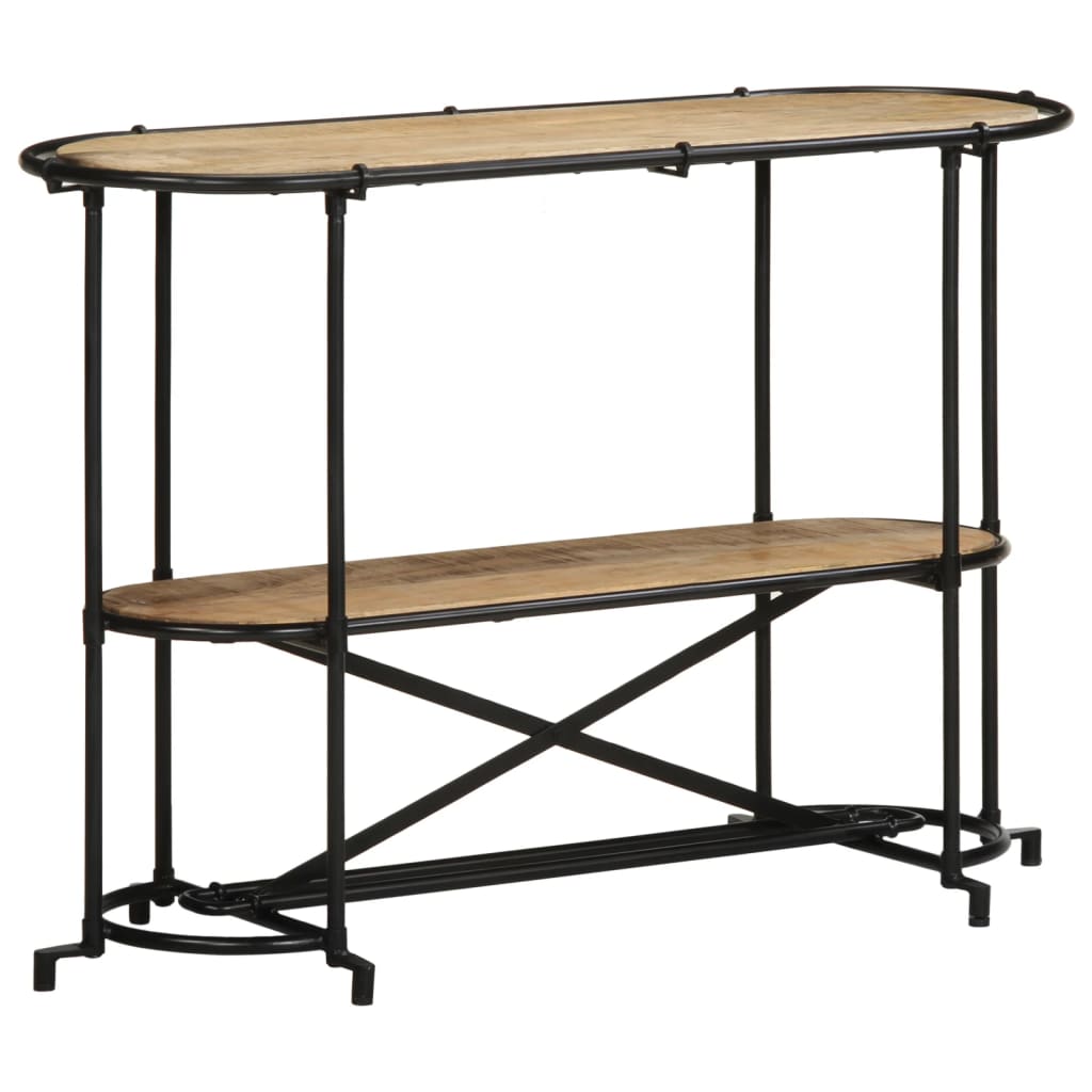 Table console 110x42x76 cm bois massif de manguier brut - XIOS