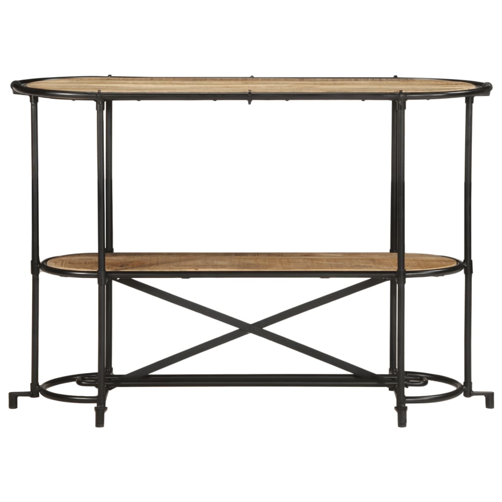 Table console 110x42x76 cm bois massif de manguier brut - XIOS