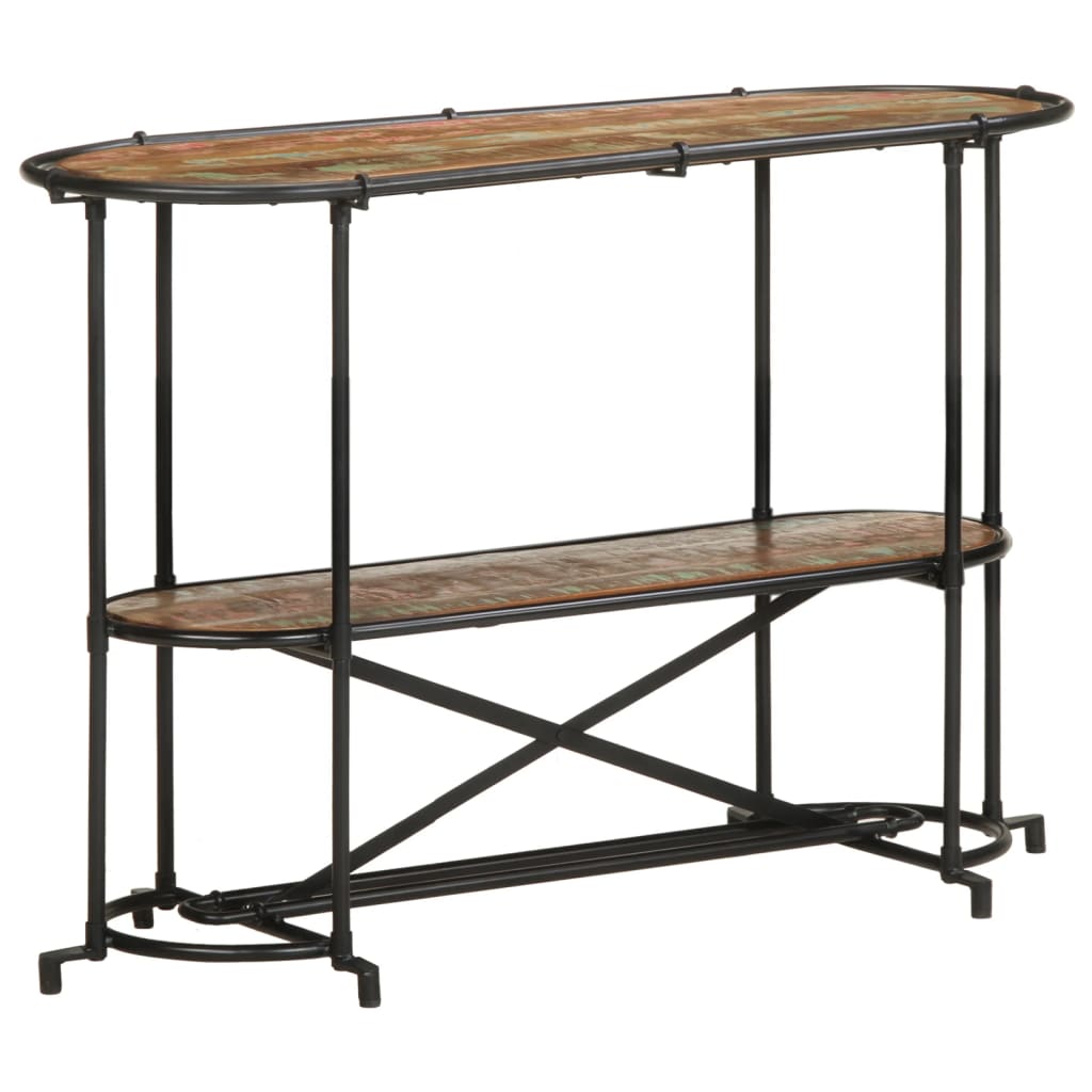 Table console 110x42x76 cm bois massif de récupération - XIOS