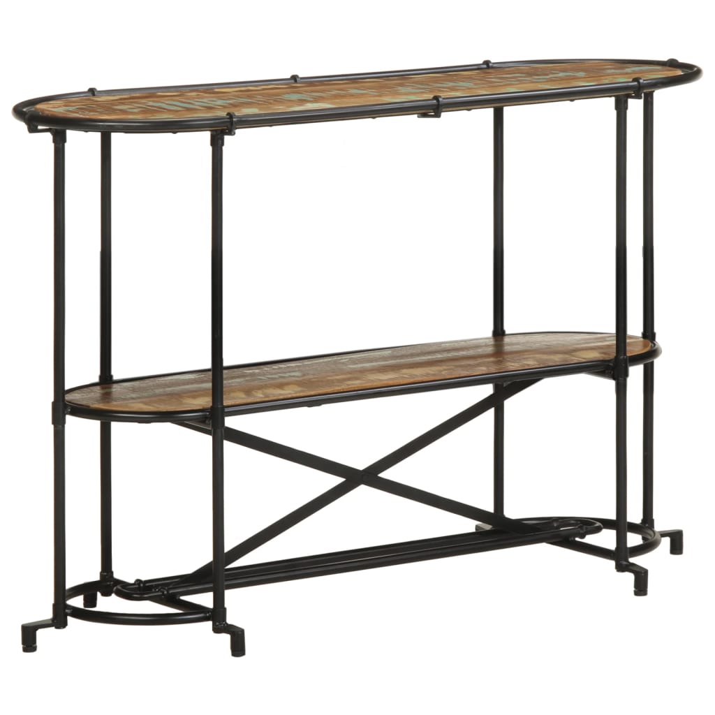 Table console 110x42x76 cm bois massif de récupération - XIOS