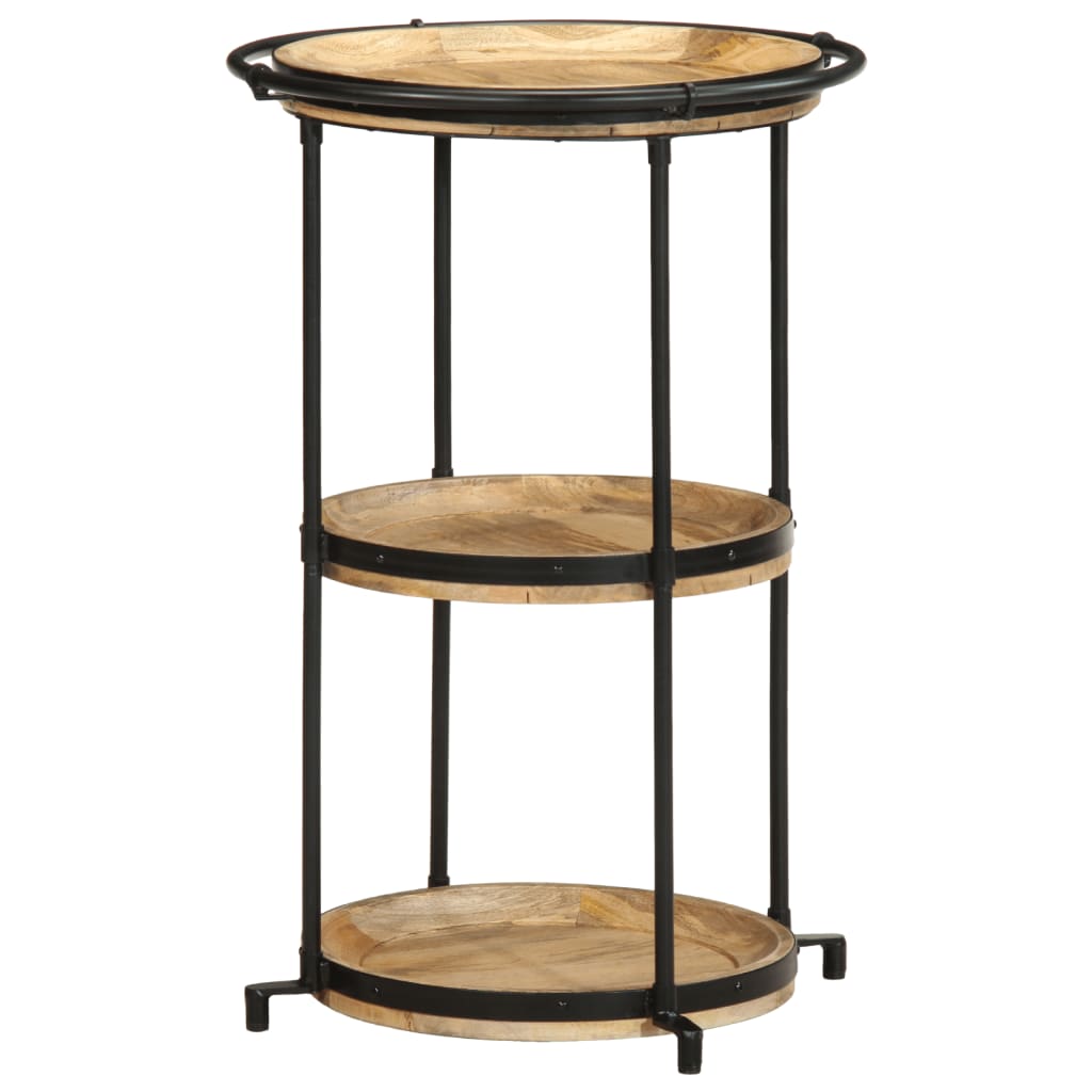 Table d'appoint Ø55x83 cm bois de manguier massif - XIOS