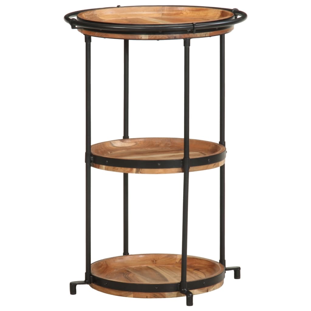 Table d'appoint Ø55x83 cm bois massif d'acacia - XIOS