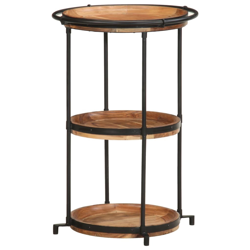 Table d'appoint Ø55x83 cm bois massif d'acacia - XIOS