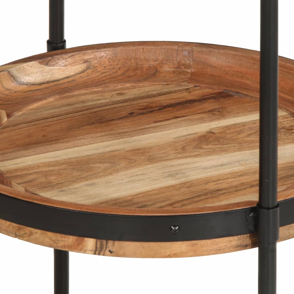 Table d'appoint Ø55x83 cm bois massif d'acacia - XIOS