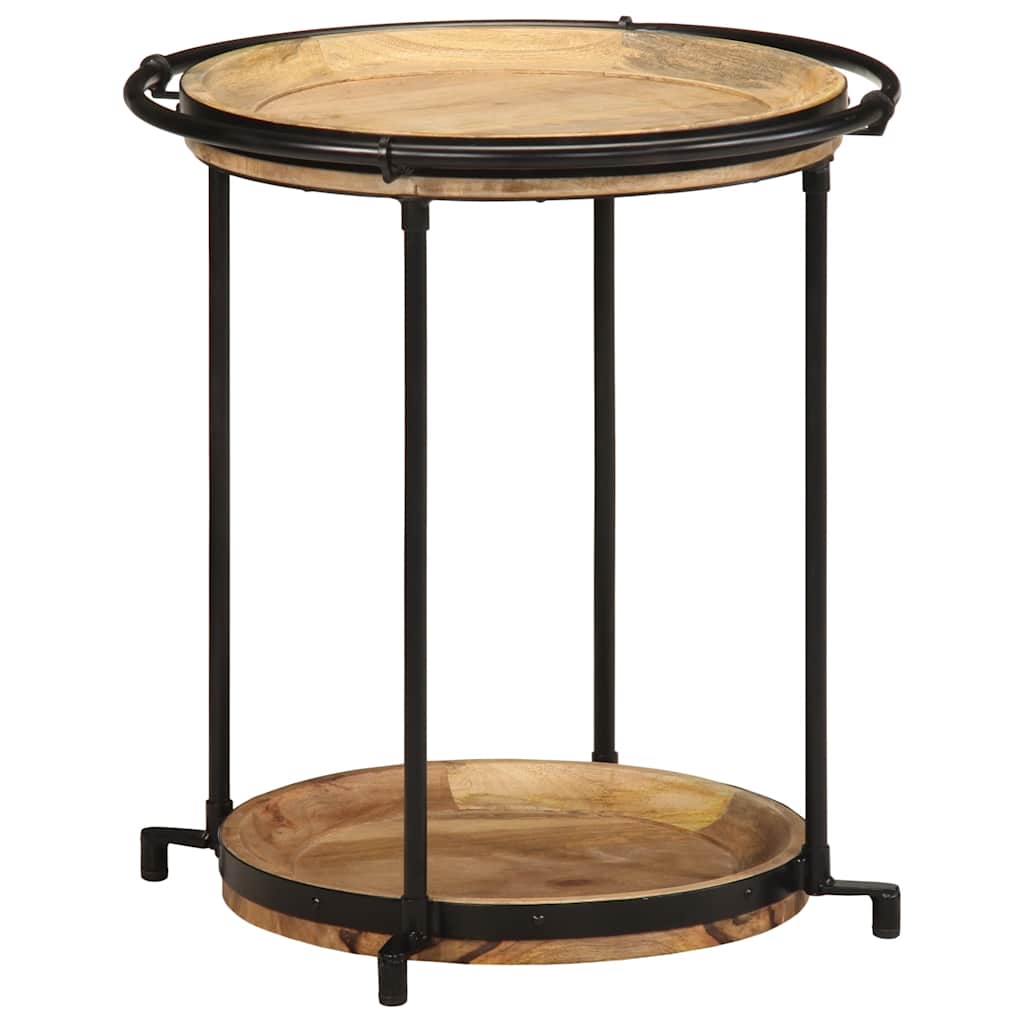 Table d'appoint Ø55x60 cm bois de manguier massif - XIOS