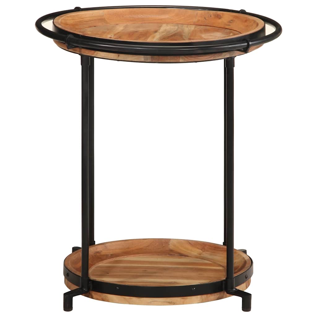 Table d'appoint Ø55x60 cm bois massif d'acacia - XIOS