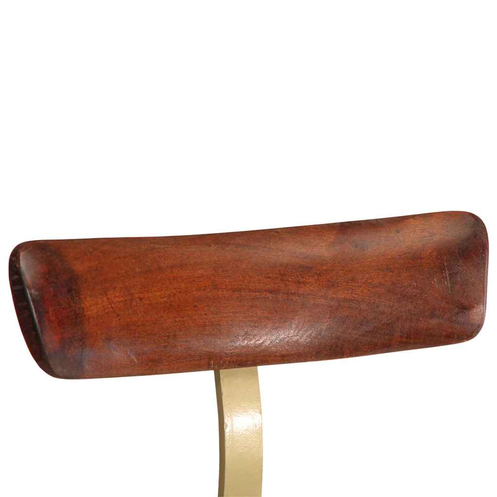 Tabourets de bar lot de 2 49x43x103 cm bois de manguier massif - XIOS