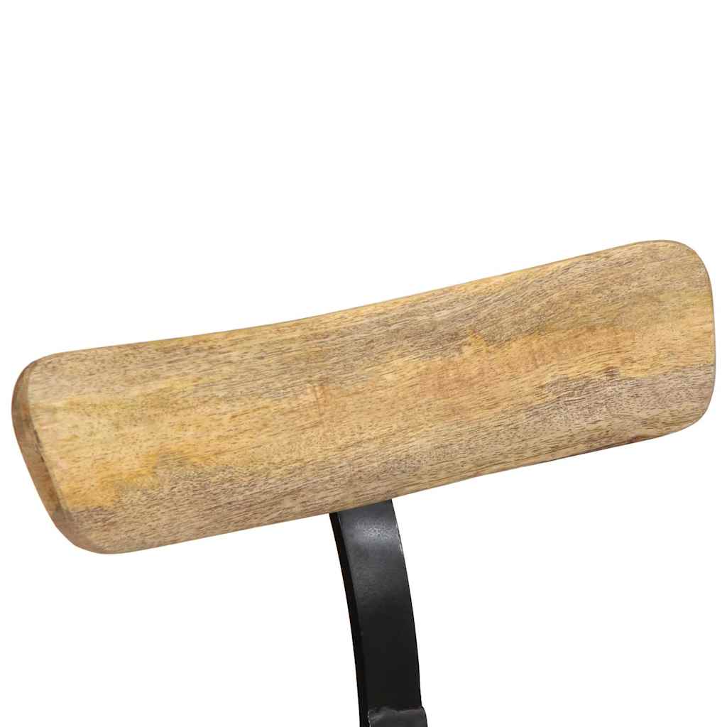 Tabourets de bar lot de 2 49x43x88 cm bois de manguier massif - XIOS