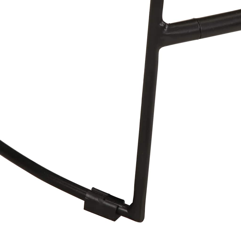 Tabourets de bar lot de 2 49x43x79 cm bois de manguier massif - XIOS