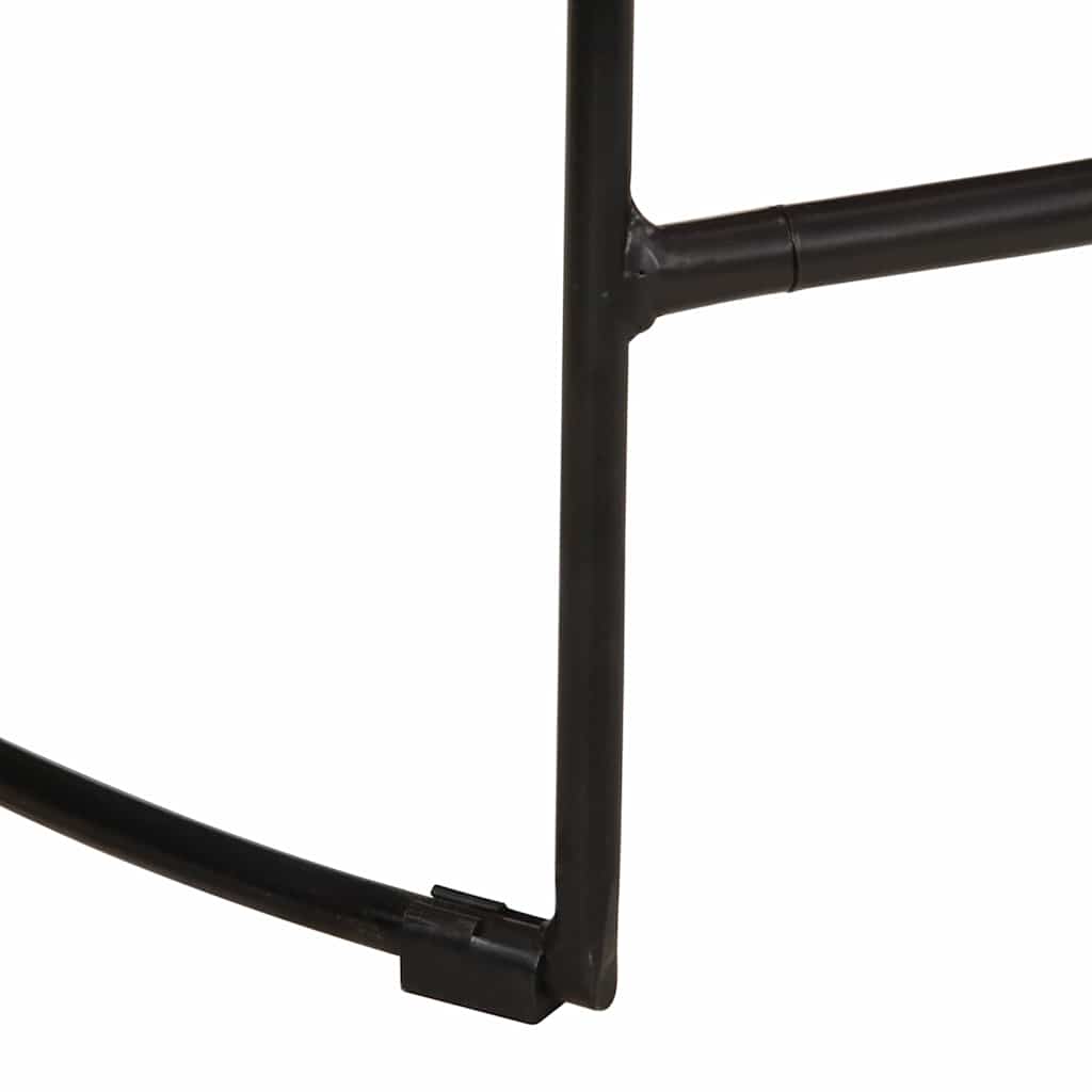 Tabourets de bar lot de 2 49x43x88 cm bois de manguier massif - XIOS