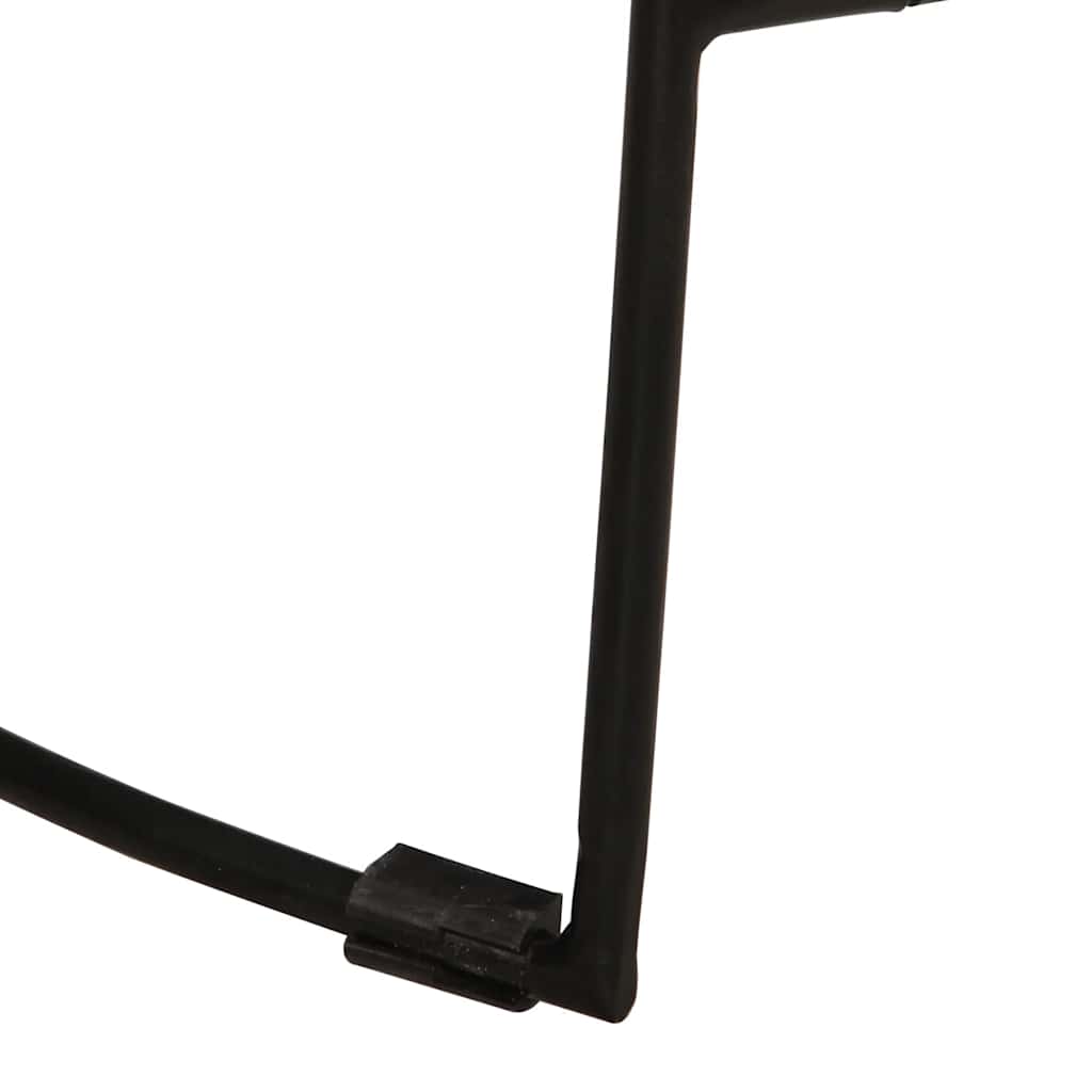 Tabourets de bar lot de 2 49x43x79 cm bois de manguier massif - XIOS