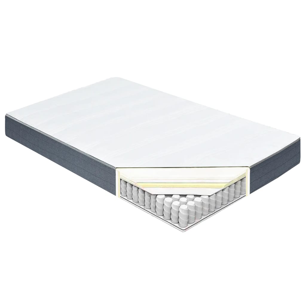 Matelas de sommier à lattes 190x140x20 cm mi-doux tissu - XIOS
