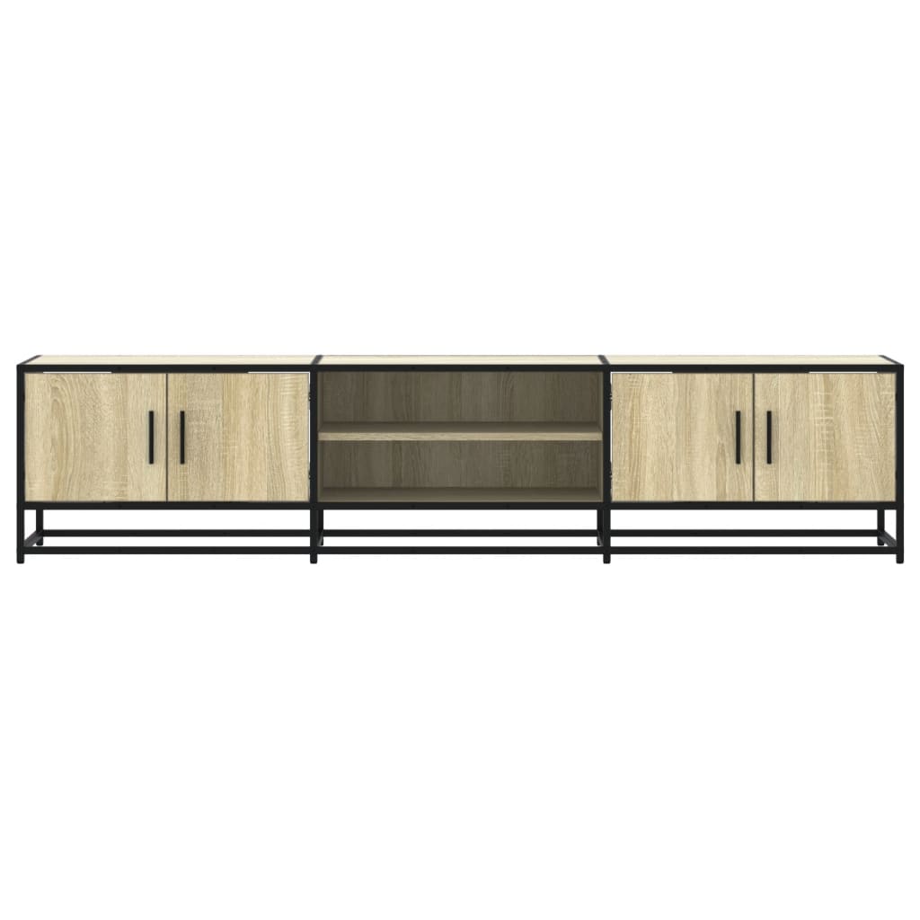 Meuble TV chêne sonoma 180x35x41 cm bois d'ingénierie - XIOS